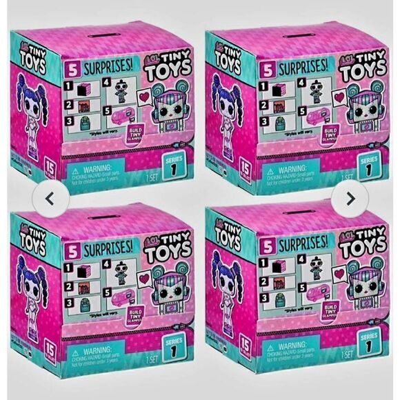 NEW IN BOX SET OF 4 LOL TINY TOYS - Picture 1 of 2